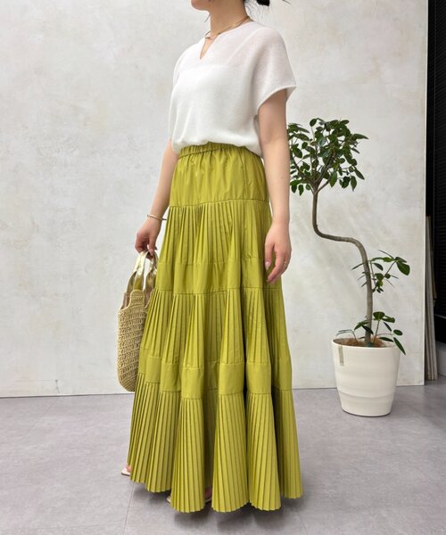 Jena espace merveilleux(ジェナ エスパスメルヴェイユ)の「カタアゼフレンチニット(ニット/セーター・レディース・ブラック/ベージュ/レッド/オフホワイト・FREE)」の9枚目の写真
