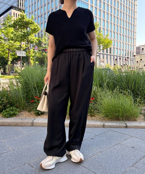 Jena espace merveilleux(ジェナ エスパスメルヴェイユ)の「カタアゼフレンチニット(ニット/セーター・レディース・ブラック/ベージュ/レッド/オフホワイト・FREE)」の11枚目の写真