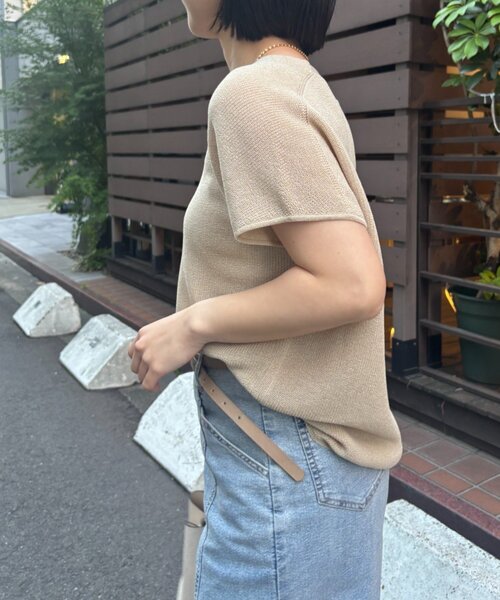 Jena espace merveilleux(ジェナ エスパスメルヴェイユ)の「カタアゼフレンチニット(ニット/セーター・レディース・ブラック/ベージュ/レッド/オフホワイト・FREE)」の16枚目の写真