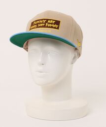 【Mark Gonzaless】 メッセージ 刺繍 フラット キャップ  / BB CAP