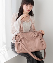 Heather | 【PC収納可】LACE UP リボンボストンBAG　1044884(トートバッグ)