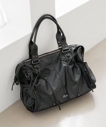 Heather | 【PC収納可】LACE UP リボンボストンBAG 1044884(トートバッグ)