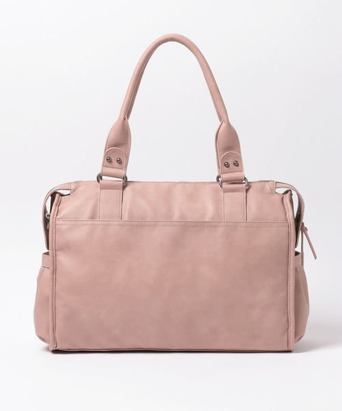 Heather（ヘザー）の「【PC収納可】LACE UP リボンボストンBAG　1044884（トートバッグ・レディース・アイボリー/ブラック/ピンク・ONE SIZE）」の10枚目の写真