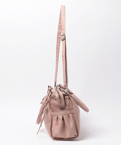 Heather（ヘザー）の「【PC収納可】LACE UP リボンボストンBAG　1044884（トートバッグ・レディース・アイボリー/ブラック/ピンク・ONE SIZE）」の22枚目の写真