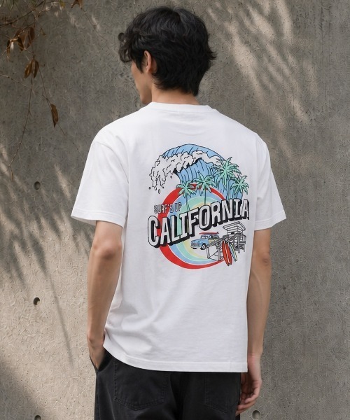 sunny branch(サニーブランチ)の「★Bd★ピグメント加工 ポケット付きバックプリント クルーネックTシャツ(Tシャツ/カットソー・レディース・ホワイト/ベージュ・MEDIUM)」の13枚目の写真