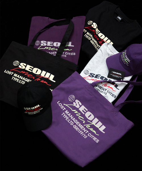 LMCの「SEOUL SERIES LOGO TEE purple(Tシャツ/カットソー・メンズ・その他・SMALL/MEDIUM/LARGE/X-LARGE)」の2枚目の写真