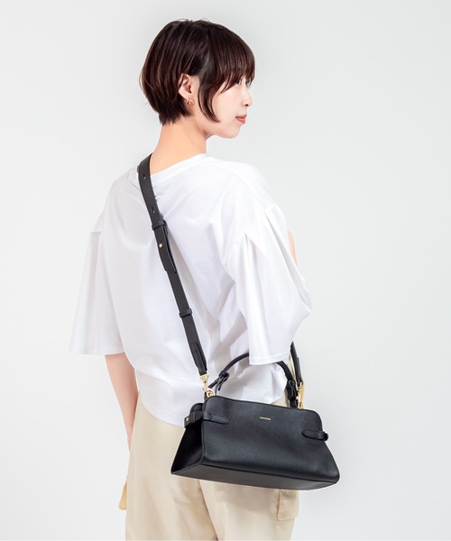 LORISTELLA（ロリステッラ）の「【LORISTELLA/ロリステッラ】2WAY レザーハンドバッグ  イタリア製　MATILDA（ショルダーバッグ・レディース・ブラウン/ブラック・FREE）」の9枚目の写真