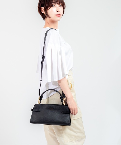 LORISTELLA（ロリステッラ）の「【LORISTELLA/ロリステッラ】2WAY レザーハンドバッグ  イタリア製　MATILDA（ショルダーバッグ・レディース・ブラウン/ブラック・FREE）」の10枚目の写真