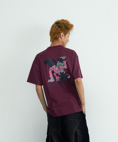 XLARGE(エクストララージ)の「WORKER S/S TEE(Tシャツ/カットソー・メンズ・ホワイト/バーガンディー/チャコール・S/M/L/XL)」の3枚目の写真