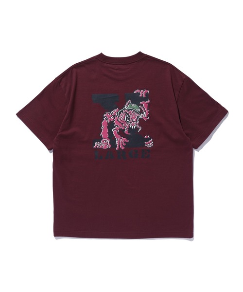 XLARGE(エクストララージ)の「WORKER S/S TEE(Tシャツ/カットソー・メンズ・ホワイト/バーガンディー/チャコール・S/M/L/XL)」の4枚目の写真
