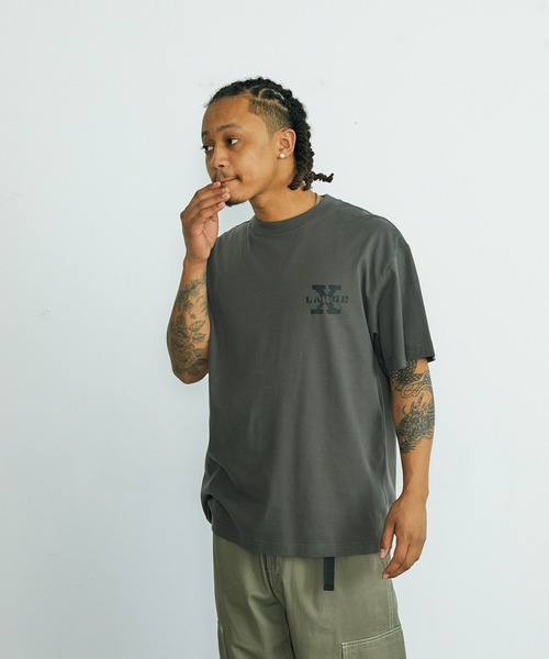 XLARGE(エクストララージ)の「WORKER S/S TEE(Tシャツ/カットソー・メンズ・ホワイト/バーガンディー/チャコール・S/M/L/XL)」の8枚目の写真