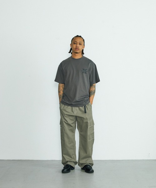 XLARGE(エクストララージ)の「WORKER S/S TEE(Tシャツ/カットソー・メンズ・ホワイト/バーガンディー/チャコール・S/M/L/XL)」の9枚目の写真