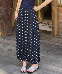 AMAJI（アマジ）の「ドット柄 リネン混 バルーンパンツ（その他パンツ）」