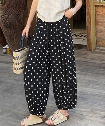 AMAJI（アマジ）の「ドット柄 リネン混 バルーンパンツ（その他パンツ）」
