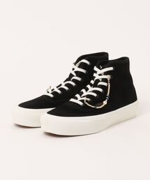 VANS（バンズ）の「VANS ヴァンズ AUTHENTIC HI 2.0 オーセンティック ハイ 2.0 VN000EKKZX1 CHARMED BK/GOLD（スニーカー）」