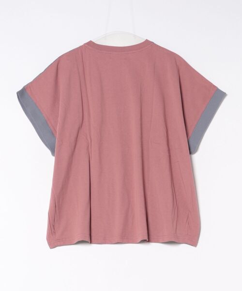 go slow caravan（ゴースローキャラバン）の「JUICY/ジューシー　切替ドーナツPT PO（Tシャツ/カットソー・レディース・ラベンダー/ブラック・FREE）」の3枚目の写真