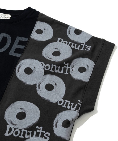 go slow caravan（ゴースローキャラバン）の「JUICY/ジューシー　切替ドーナツPT PO（Tシャツ/カットソー・レディース・ラベンダー/ブラック・FREE）」の5枚目の写真