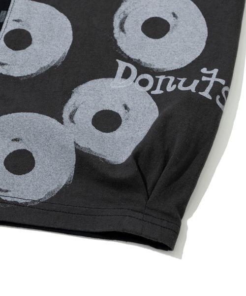 go slow caravan（ゴースローキャラバン）の「JUICY/ジューシー　切替ドーナツPT PO（Tシャツ/カットソー・レディース・ラベンダー/ブラック・FREE）」の7枚目の写真
