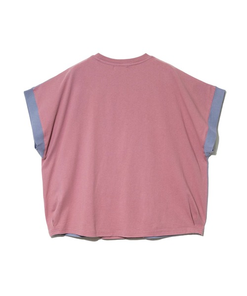 go slow caravan（ゴースローキャラバン）の「JUICY/ジューシー　切替ドーナツPT PO（Tシャツ/カットソー・レディース・ラベンダー/ブラック・FREE）」の12枚目の写真