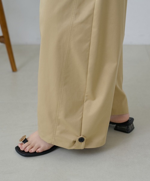 apres jour clair(アプレジュールクレア)の「【apres jour clair】ベルトデザインカーブワイドパンツ(その他パンツ・レディース・ベージュ/ダークブラウン/ブラック・LARGE/MEDIUM/SMALL)」の20枚目の写真