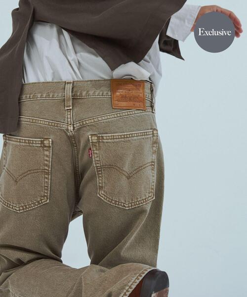 Levi's(リーバイス)の「LEVI’S EXCLUSIVE 555 RELAXED STRAGHT(デニムパンツ・メンズ・ベージュ・36/34/32/30/28)」の1枚目の写真