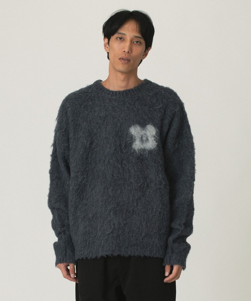 Soulland（ソウランド）の「SOULLAND FRANK crewneck brushed boucle sweater 52050-1369（ニット/セーター・メンズ・ブラック・S）」の7枚目の写真