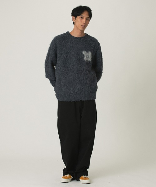 Soulland（ソウランド）の「SOULLAND FRANK crewneck brushed boucle sweater 52050-1369（ニット/セーター・メンズ・ブラック・S）」の9枚目の写真