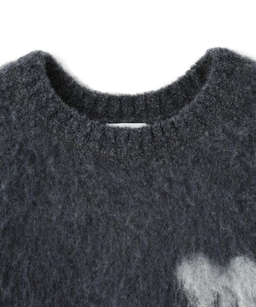 Soulland（ソウランド）の「SOULLAND FRANK crewneck brushed boucle sweater 52050-1369（ニット/セーター・メンズ・ブラック・S）」の3枚目の写真