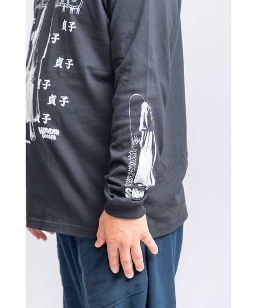 ハードコアチョコレート(ハードコアチョコレート)の「貞子/ロングスリーブTシャツ(呪いブラック)(Tシャツ/カットソー・メンズ・ブラック・X-LARGE/LARGE)」の5枚目の写真