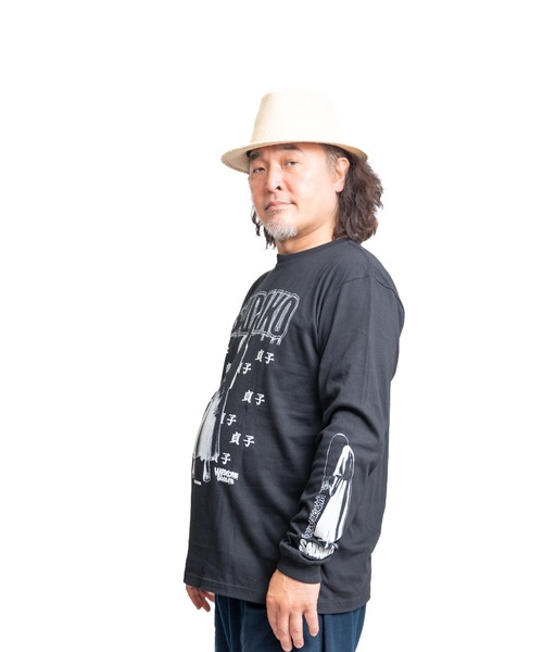 ハードコアチョコレート(ハードコアチョコレート)の「貞子/ロングスリーブTシャツ(呪いブラック)(Tシャツ/カットソー・メンズ・ブラック・X-LARGE/LARGE)」の6枚目の写真