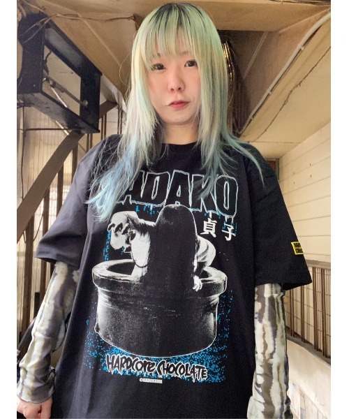 ハードコアチョコレート(ハードコアチョコレート)の「貞子/ロングスリーブTシャツ(呪いブラック)(Tシャツ/カットソー・メンズ・ブラック・X-LARGE/LARGE)」の13枚目の写真