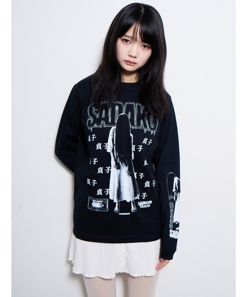 ハードコアチョコレート(ハードコアチョコレート)の「貞子/ロングスリーブTシャツ(呪いブラック)(Tシャツ/カットソー・メンズ・ブラック・X-LARGE/LARGE)」の19枚目の写真