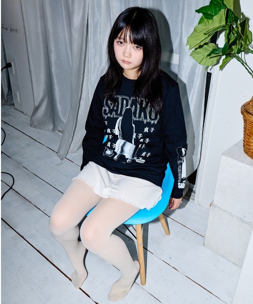 ハードコアチョコレート(ハードコアチョコレート)の「貞子/ロングスリーブTシャツ(呪いブラック)(Tシャツ/カットソー・メンズ・ブラック・X-LARGE/LARGE)」の18枚目の写真