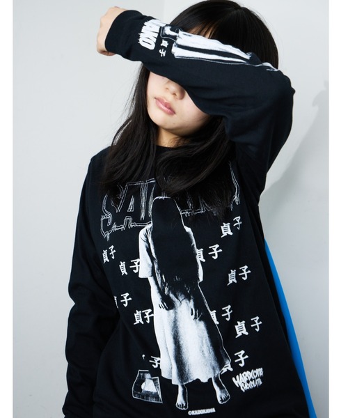 ハードコアチョコレート(ハードコアチョコレート)の「貞子/ロングスリーブTシャツ(呪いブラック)(Tシャツ/カットソー・メンズ・ブラック・X-LARGE/LARGE)」の16枚目の写真
