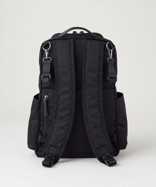 emoka（エモカ）の「【撥水・軽量】マザーズリュック16L（バックパック/リュック・レディース・ブラック・16L）」の9枚目の写真