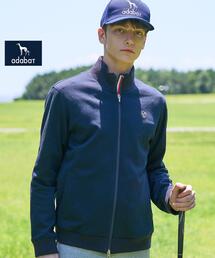 adabat（アダバット）の「【ADABAT NAVY】スムースジャージジップブルゾン（ブルゾン）」