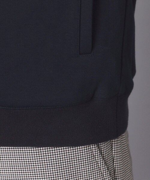 adabat(アダバット)の「【ADABAT NAVY】スムースジャージジップブルゾン(ブルゾン・メンズ・ネイビー・46/50/48)」の4枚目の写真