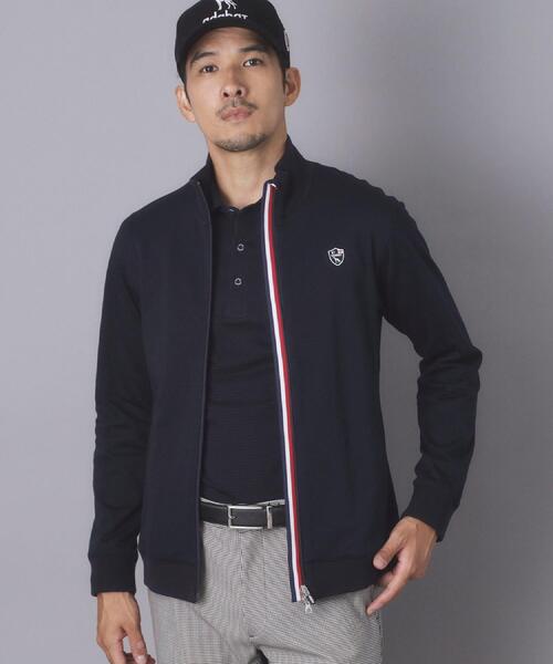 adabat(アダバット)の「【ADABAT NAVY】スムースジャージジップブルゾン(ブルゾン・メンズ・ネイビー・46/50/48)」の7枚目の写真