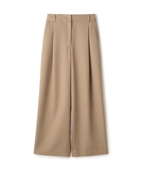 BALLSEY(ボールジィ)の「【WEB先行予約】ポロワーズギャバジン 1タックストレートパンツ(その他パンツ・レディース・ベージュ/ホワイト/ネイビー・36/34)」の3枚目の写真