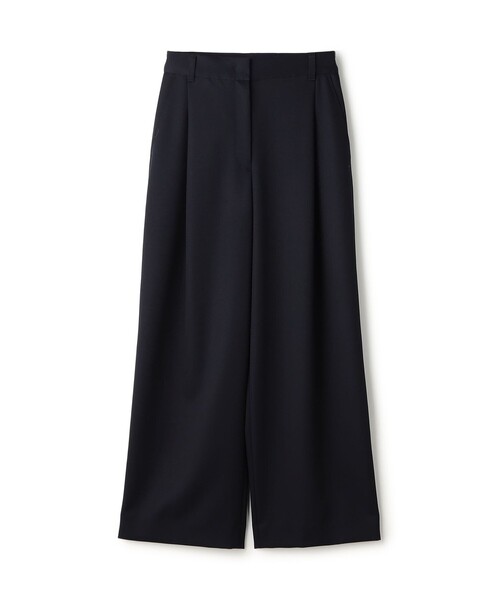 BALLSEY(ボールジィ)の「【WEB先行予約】ポロワーズギャバジン 1タックストレートパンツ(その他パンツ・レディース・ベージュ/ホワイト/ネイビー・36/34)」の1枚目の写真
