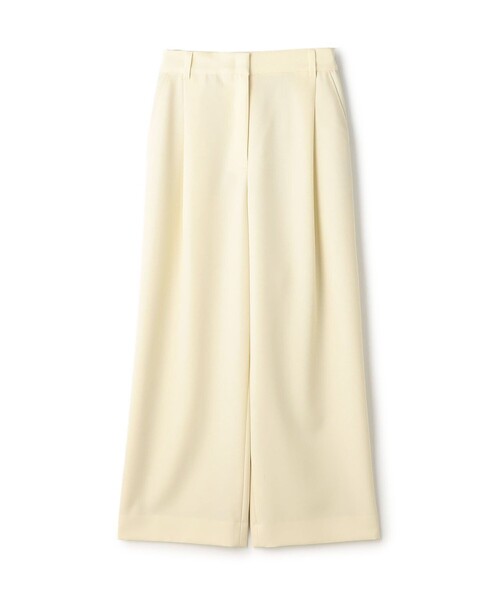 BALLSEY(ボールジィ)の「【WEB先行予約】ポロワーズギャバジン 1タックストレートパンツ(その他パンツ・レディース・ベージュ/ホワイト/ネイビー・36/34)」の2枚目の写真