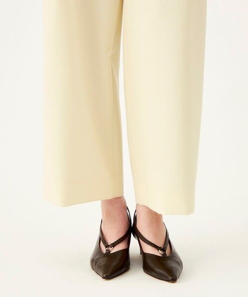 BALLSEY(ボールジィ)の「【WEB先行予約】ポロワーズギャバジン 1タックストレートパンツ(その他パンツ・レディース・ベージュ/ホワイト/ネイビー・36/34)」の11枚目の写真