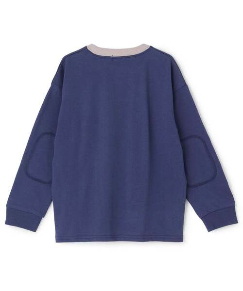 b・ROOM(ビールーム)の「【防汚/速乾/UV】【MNCM】パッチデザイン長袖Tシャツ【子供服】【キッズ】【男の子】(Tシャツ/カットソー・キッズ・ブラック/ネイビー/アイボリー・110cm/140cm/130cm)」の10枚目の写真