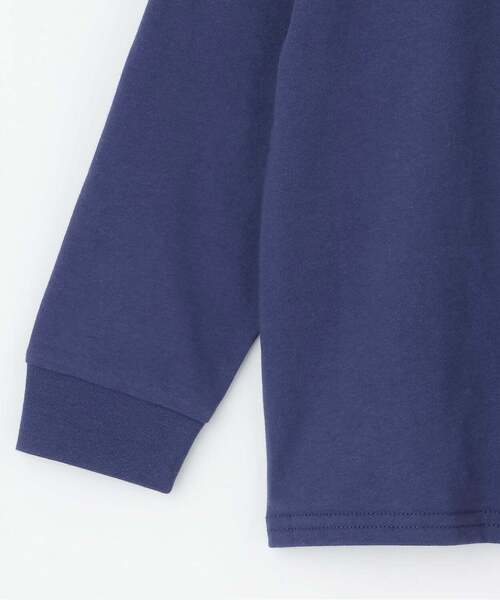 b・ROOM(ビールーム)の「【防汚/速乾/UV】【MNCM】パッチデザイン長袖Tシャツ【子供服】【キッズ】【男の子】(Tシャツ/カットソー・キッズ・ブラック/ネイビー/アイボリー・110cm/140cm/130cm)」の8枚目の写真