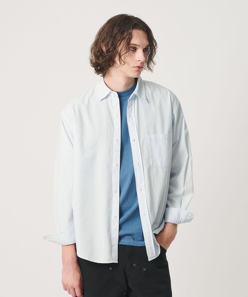 California General Store(California General Store)の「<CGS.>インディゴ シャンブレー シャツ(シャツ/ブラウス・メンズ・ライトブルー・S/M/XL/L)」の7枚目の写真