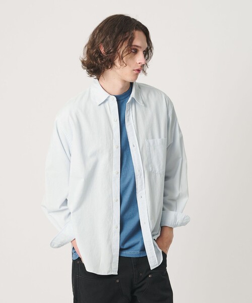 California General Store(California General Store)の「<CGS.>インディゴ シャンブレー シャツ(シャツ/ブラウス・メンズ・ライトブルー・S/M/XL/L)」の8枚目の写真