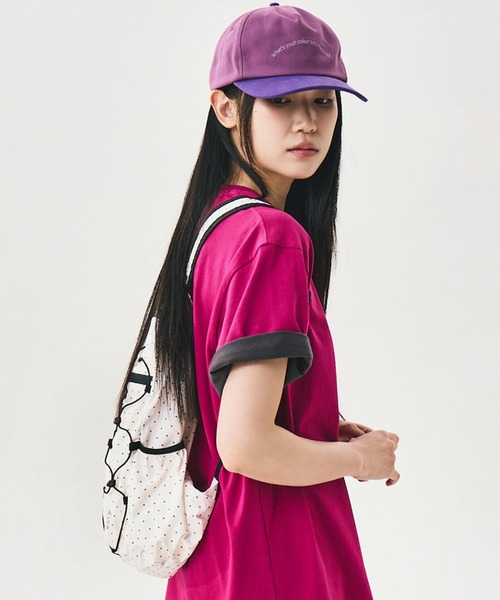 HEISAN(ハイサン)の「【日本未発売/WEB限定】Heisan(ハイサン)/20L 超軽量 大容量 A4サイズ収納可 折りたためる パッカブル ウルトラ ライト コンパクト ポケット バックパック リュック ミニ ドット柄/Ultra-light Compact Pocket Bag V2 Mini Dot(バックパック/リュック・レディース・パープル/ブルー/ブラウン/アイボリー/ネイビー/ホワイト・FREE)」の18枚目の写真