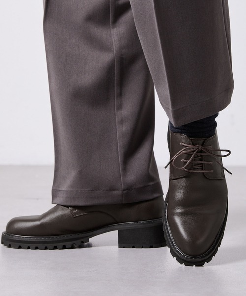 CLEL（クレイル）の「【CLEL】Full-grain Leather Plain Toe Shoes / フルグレインレザー プレーントゥシューズ（ドレスシューズ・メンズ・ブラウン系/ブラック系/ダークブラウン/ブラック・S/M/L/XS/XL）」の11枚目の写真