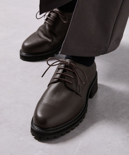 CLEL（クレイル）の「【CLEL】Full-grain Leather Plain Toe Shoes / フルグレインレザー プレーントゥシューズ（ドレスシューズ・メンズ・ブラウン系/ブラック系/ダークブラウン/ブラック・S/M/L/XS/XL）」の12枚目の写真