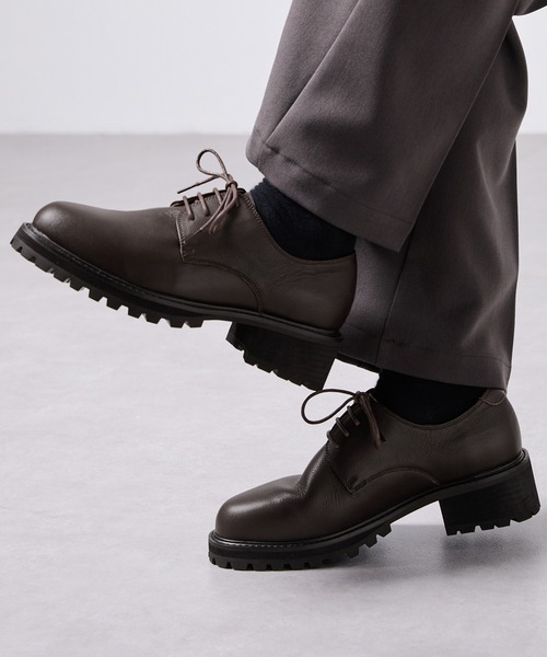 CLEL（クレイル）の「【CLEL】Full-grain Leather Plain Toe Shoes / フルグレインレザー プレーントゥシューズ（ドレスシューズ・メンズ・ブラウン系/ブラック系/ダークブラウン/ブラック・S/M/L/XS/XL）」の13枚目の写真